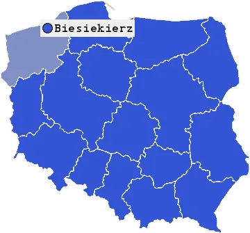 Mapa Biesiekierza