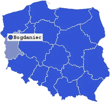 Mapa Bogdańca