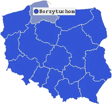 Mapa Borzytuchomia