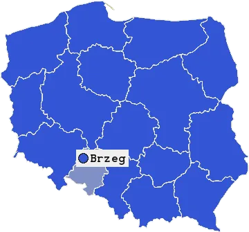 Mapa Brzegu