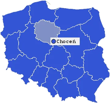 Mapa Chocenia