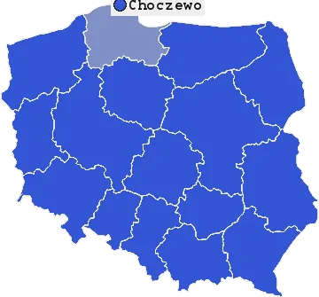 Mapa Choczewa