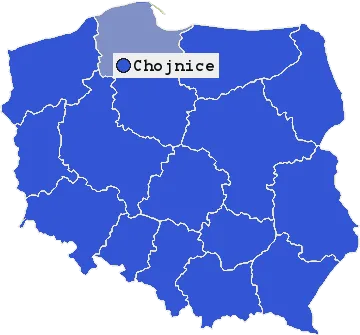 Mapa Chojnic