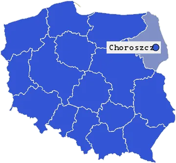 Mapa Choroszczy