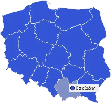 Mapa Czchowa