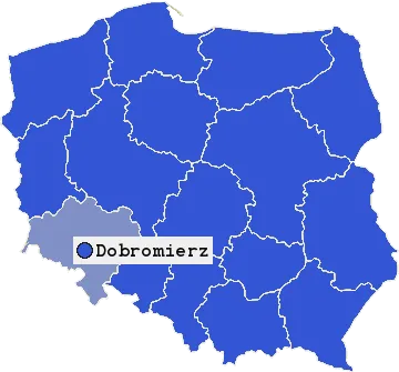 Mapa Dobromierza