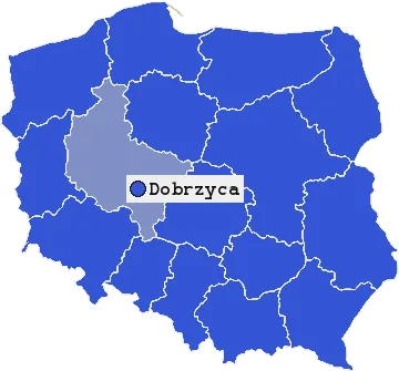 Mapa Dobrzycy