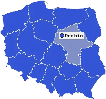 Mapa Drobina