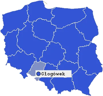 Mapa Głogówka