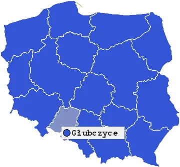 Mapa Głubczyc
