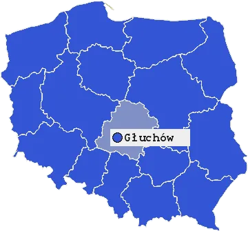 Mapa Głuchowa