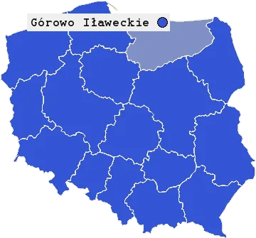 Mapa Górowa Iławeckiego