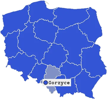 Mapa Gorzyc