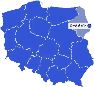 Mapa Gródka