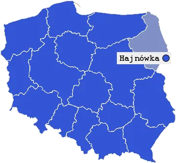 Mapa Hajnówki