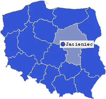 Mapa Jasieńca