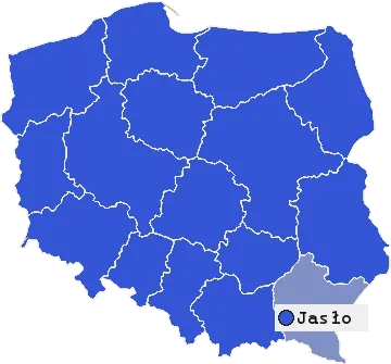 Mapa Jasła