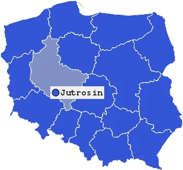 Mapa Jutrosina