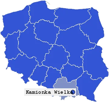 Mapa Kamionki Wielkiej