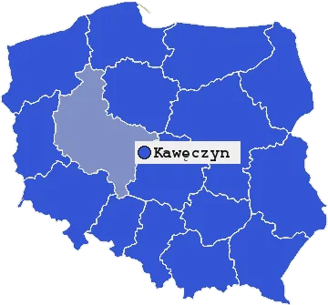 Mapa Kawęczyna