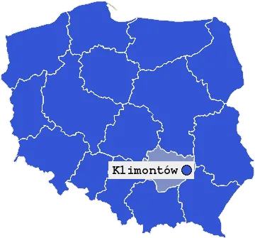Mapa Klimontowa