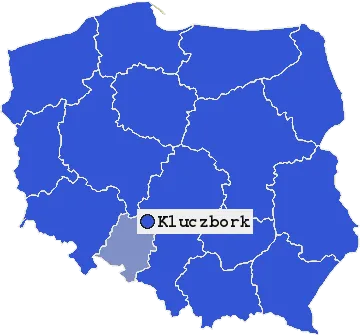 Mapa Kluczborka