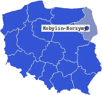 Mapa Kobylina-Borzym