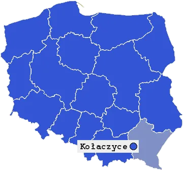 Mapa Kołaczyc