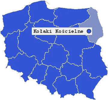 Mapa Kołaków Kościelnych