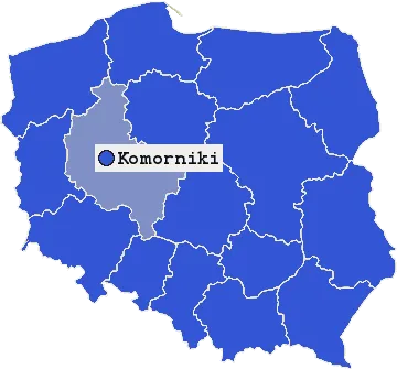 Mapa Komornik