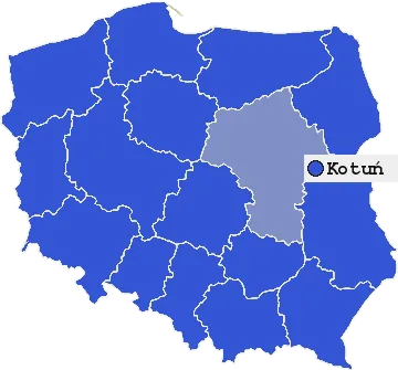 Mapa Kotunia