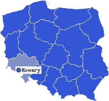Mapa Kowar