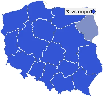 Mapa Krasnopola