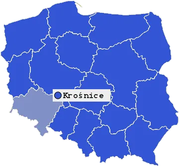 Mapa Krośnic