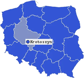 Mapa Krotoszyna