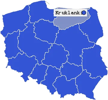 Mapa Kruklanek