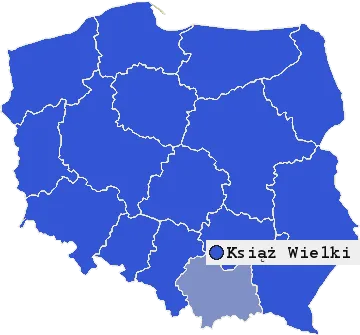 Mapa Książa Wielkiego