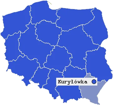 Mapa Kuryłówki
