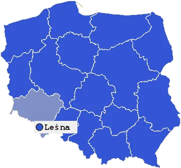 Mapa Leśnej