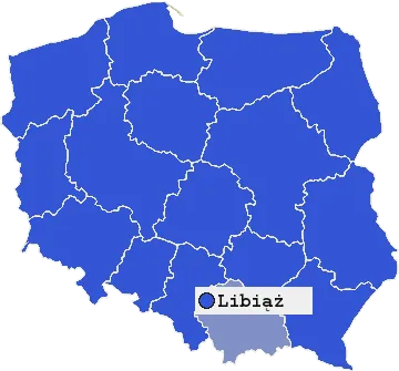 Mapa Libiąża