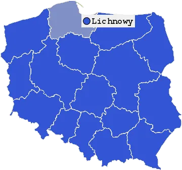 Mapa Lichnów