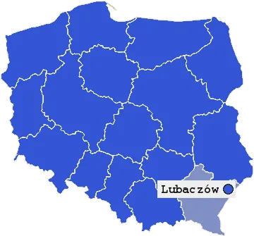 Mapa Lubaczowa
