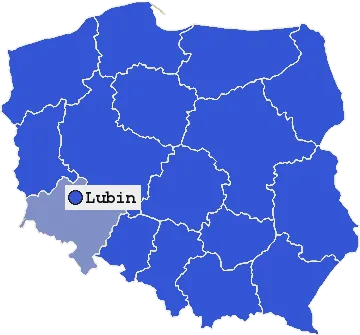 Mapa Lubina