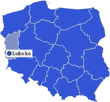 Mapa Lubska