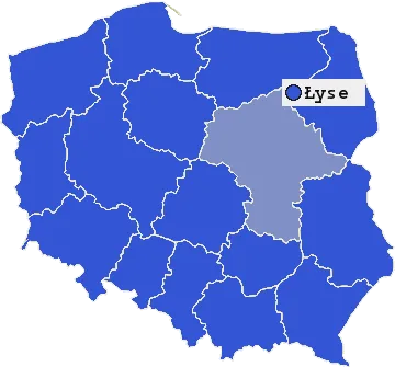 Mapa Łysych