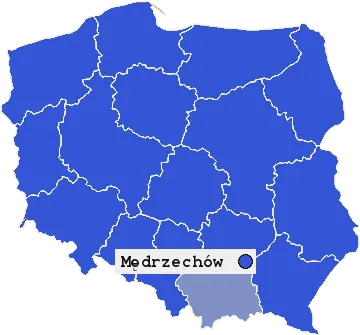 Mapa Mędrzechowa
