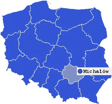 Mapa Michałowa