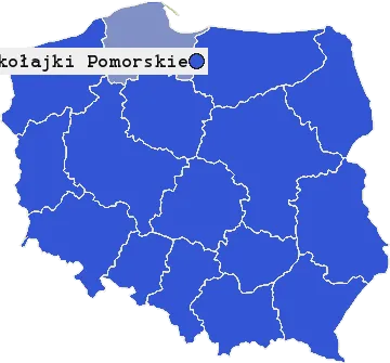 Mapa Mikołajek Pomorskich