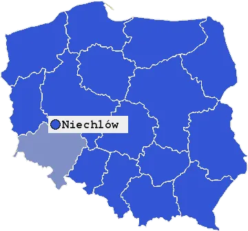 Mapa Niechlowa
