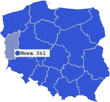 Mapa Nowej Soli